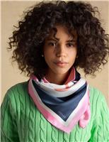 Pure Silk Printed Square Scarf