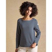 Joules 2 Pack Pure Cotton Striped Slash Neck Tops Multi