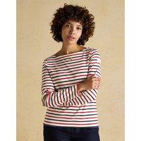 Joules Pure Cotton Striped Top Multi