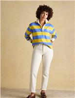 Joules Slim Straight Leg Ankle Grazer Jeans Cream