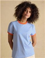 3 Pack Pure Cotton Striped Ringer T-Shirts