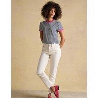 Joules Pure Cotton Striped T-Shirt Navy Mix