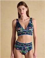 Holiday Icons Padded V-Neck Bikini Top