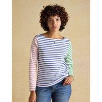 Joules Pure Cotton Striped Top Multi