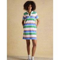 Joules Pure Cotton Striped Mini T-Shirt Dress Multi