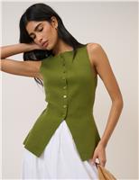 Cotton Rich Knitted Waistcoat