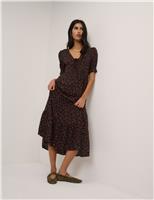 Floral Midi Tiered Dress