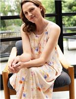 Cyberjammies Cotton Modal Floral Nightdress Pink