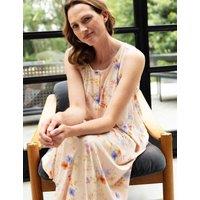 Cyberjammies Cotton Modal Floral Nightdress Pink