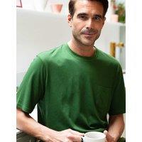 Cyberjammies Cotton Modal Blend Knitted Pyjama Top Green