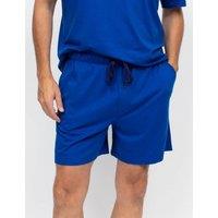 Cyberjammies Cotton Modal Blend Knitted Pyjama Shorts Dark Blue