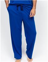 Cyberjammies Cotton Modal Blend Drawstring Pyjama Bottoms Dark Blue
