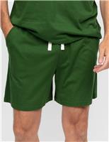 Cyberjammies Cotton Modal Blend Knitted Pyjama Shorts Green