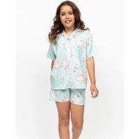 Cyberjammies Cotton Modal Flamingo Pyjamas (2-13 Yrs) Mint