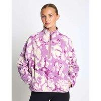 Berghaus Bamburgh Printed Half Zip Funnel Neck Fleece Purple Mix