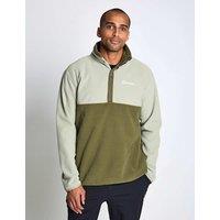 Berghaus Felltop Snap Fleece Funnel Neck Sweatshirt Medium Grey Mix