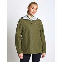 Berghaus Deluge Pro 3.0 Waterproof Hooded Raincoat Khaki