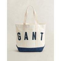 GANT Canvas Logo Tote Bag Cream