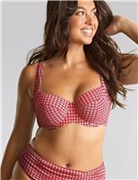 Olivia Gingham Wired Bikini Top D-K