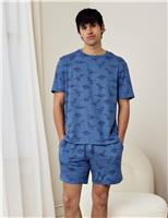 Dinosaur Print Short Pyjama Set