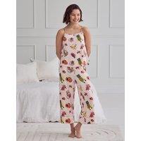 Chelsea Peers Fruit Print Pyjama Set Pink