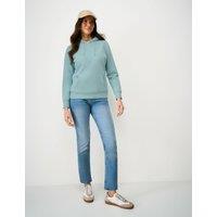 Crew Clothing Cotton Rich Hoodie Turquoise