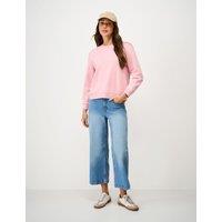 Crew Clothing Cotton Rich Sweatshirt Light Pink