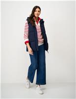 Midweight Padded Quilted Hooded Gilet