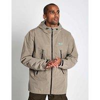 Jack Wolfskin Waterproof Hooded Jacket Beige