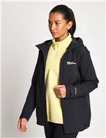 Jack Wolfskin Tempest 2 Layer Waterproof Raincoat Dark Blue