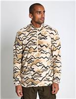 Jack Wolfskin Half Zip Animal Print Jumper Multi