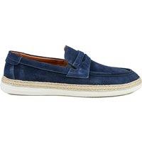Jones Bootmaker Suede Loafers Navy