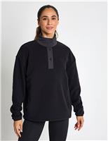 Sumetro Fleece Funnel Neck Sweatshirt