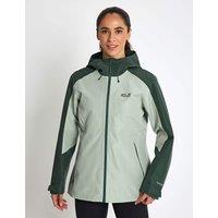 Jack Wolfskin Wildbound 2L Hooded Sports Jacket Green Mix