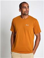 Jack Wolfskin Crew Neck T-Shirt Navy