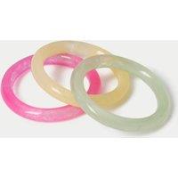 M&S 3 Pack Resin Bangles Multi