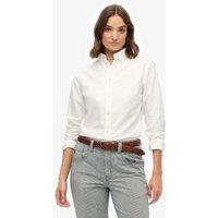 Superdry & Co Pure Cotton Collared Button Through Shirt White