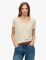 Cotton Rich V-Neck T-Shirt