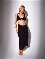 Fringed Midi Beach Cover Up Sarong