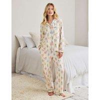 Chelsea Peers Cotton Rich Print Pyjama Set White