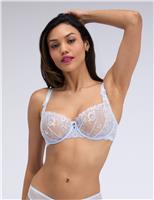 Opal Embroidery Wired Balconette Bra (B-F)