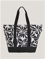 Regatta Boulder Floral Tote Bag Beige Mix