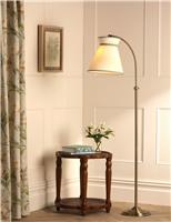 Laura Ashley Dearham Adjustable Floor Lamp Antique Brass