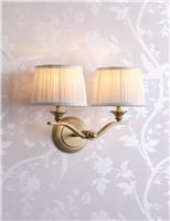 Hemsley Metal 2 Light Wall Light