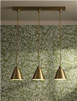 Wollaton Metal 3 Light Bar Pendant Light