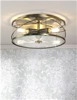 Beckworth 3 Light Flush Ceiling Light
