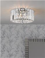 Fernhurst Crystal Flush Ceiling Light