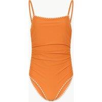 Nobody's Child Whipstitch Swimsuit Red