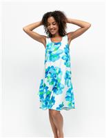 Cyberjammies Cotton Modal Floral Nightdress Dark Blue
