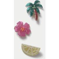 M&S 3 Pack Hair Clips Multi
